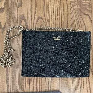 Black Glitter Kate Spade Shoulder Bag